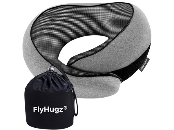 FlyHugz® Neck Travel Pillow Memory Foam